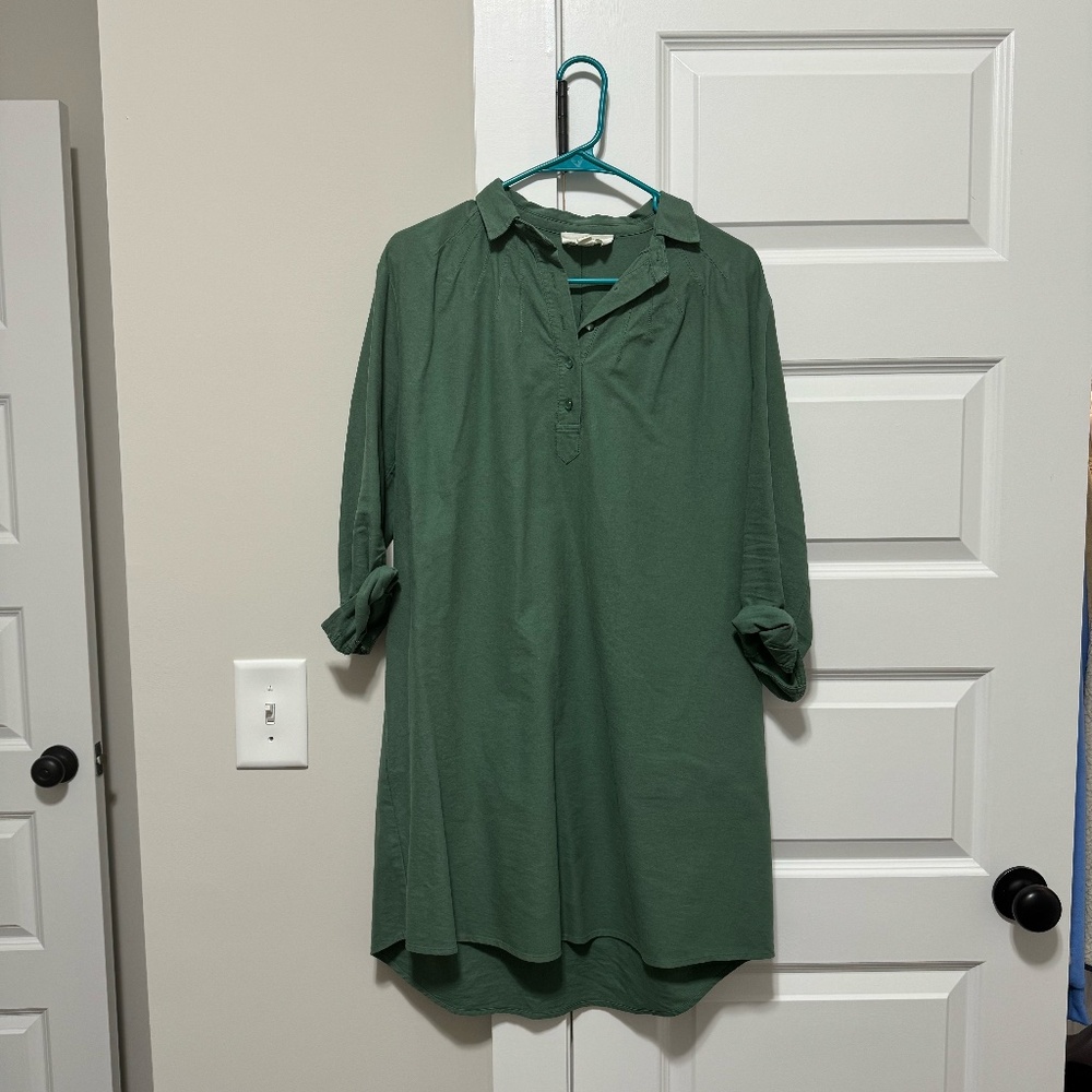 Tuckernuck Pomander Place Green Polly Dress